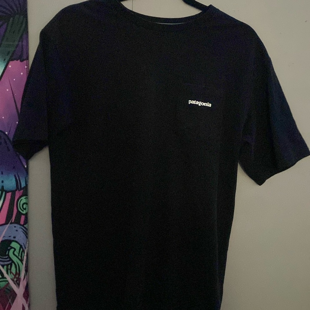 black Patagonia t-shirt size small